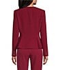 Preston & York Quinn Stretch Crepe Long Sleeve Round Neckline Coordinating Jacket - Image 2