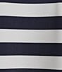 Color:Stripe - Image 4 - Selena Sleeveless Jersey Knit Tank