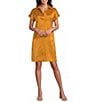 Preston & York Sheath Collar Short Sleeve Carson Dress - Image 1