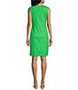Color:Pear - Image 2 - Sherri Knee Length Sleeveless Linen Dress