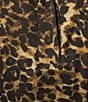 Color:cheetah - Image 3 - Taffeta Shift Long Sleeve Midi Thea Dress