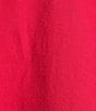 Color:Lipstick - Image 3 - Thea Knee Length 3/4 Sleeve Linen Shift Dress