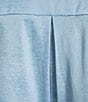 Preston & York Thea Taffeta 3/4 Sleeve Point Collar Dress, Color:Mist - Image 3