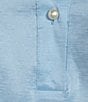 Preston & York Thea Taffeta Cuffed Long Sleeve Point Collar Button Front Blouse, Color:Mist - Image 4