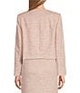 Color:Pink Multi - Image 2 - Wanda Boucle Long Sleeve Coordinating Blazer Jacket