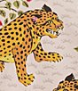 Color:Blush - Image 3 - Woven Bagheera Leopard Print Long Sleeve Notch Collar Pajama Set
