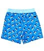 Color:Marlin - Image 2 - Big Boys 8-16 Shordees Swordfish Swim Trunks