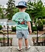 Properly Tied Big Boys 8-16 Short Sleeve Country Club Graphic T-Shirt, Color:Washed Green - Image 3