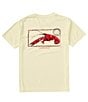 Color:Light Yellow - Image 1 - Big Boys 8-16 Short Sleeve Crawfish Boil Graphic Performance T-Shirt