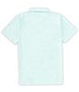 Color:Seafoam - Image 2 - Big Boys 8-16 Short Sleeve Harrison Pocket Polo Shirt