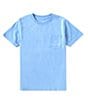 Color:Light Blue - Image 2 - Big Boys 8-16 Short Sleeve Redfish Graphic T-Shirt