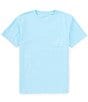 Color:Powder Blue - Image 2 - Big Boys 8-16 Short Sleeve Shrimp Boat Graphic T-Shirt