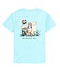 Color:Arctic - Image 1 - Big Boys 8-16 Short Sleeve Triple Dog Graphic T-Shirt
