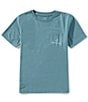 Properly Tied Big Boys Bat Rack Short Sleeve T-Shirt, Color:Steel Blue - Image 2