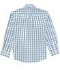 Color:Mallard - Image 2 - Big Boys 8-16 Long Sleeve Mallard Plaid Seasonal Sport Shirt