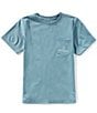 Properly Tied Big Boys Swordfish Graphic Short Sleeve T-Shirt, Color:Steel Blue - Image 2