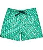 Properly Tied Big Boys 8-20 Vintage Fishing Lures Print Swim Trunks, Color:Vintage Lures - Image 1