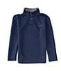 Color:Navy - Image 2 - Little Boys 2T-7 Quilted Club Pullover
