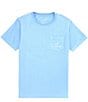 Color:Light Blue - Image 2 - Little Boys 2T-7 Short Sleeve Baseball Shield T-Shirt