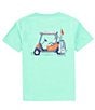 Color:Washed Green - Image 1 - Little Boys 2T-7 Short Sleeve Country Club Graphic T-Shirt
