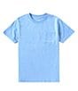 Color:Light Blue - Image 2 - Little Boys 2T-7 Short Sleeve Redfish Graphic T-Shirt
