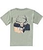 Properly Tied Little Boys Short Sleeve Buck Graphic Tee - Image 1
