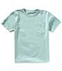 Properly Tied Little/Big Boys Blue Marlin Short Sleeve Graphic T-Shirt, Color:Marine Mist - Image 2