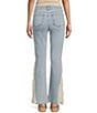Prosperity Denim High Rise Crochet Inset Bootcut Jeans, Color:Blue - Image 2