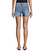 Prosperity Denim Low Loose Destructed Denim Shorts - Image 2
