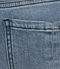 Color:Medium Wash - Image 4 - Mid Rise Clean Hem Trouser Bootcut Jeans