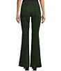 Color:Green - Image 2 - Mid Rise Corduroy Tonal Embroidered Bootcut Jeans