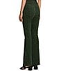 Color:Green - Image 4 - Mid Rise Corduroy Tonal Embroidered Bootcut Jeans