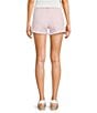 Prosperity Denim Pink Floral Embroidered Shorts - Image 2