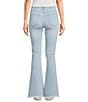 Prosperity Denim Pull-On Seamed Front Flared Jeans, Color:Light Wash - Image 2
