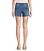 Prosperity Denim Floral Embroidered Shorts - Image 2