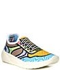 Color:Cosmic Blue Multi - Image 1 - Men's Court Mixed Pattern Sneakers