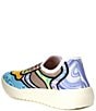 Color:Cosmic Blue Multi - Image 3 - Men's Court Mixed Pattern Sneakers