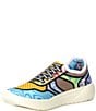 Color:Cosmic Blue Multi - Image 4 - Men's Court Mixed Pattern Sneakers