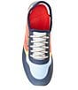 Color:Navy/Coral - Image 5 - Men's Court Slip-On Washable Sneakers