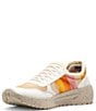 Color:Orange/Multi - Image 4 - Women's Court Colorblock Washable Slip-On Sneakers