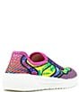 Color:Celestial - Image 2 - Women's Court Printed Washable Slip-On Sneakers