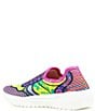 Color:Celestial - Image 3 - Women's Court Printed Washable Slip-On Sneakers