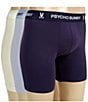 Psycho Bunny 3-Pack 5.5#double; Boxer Briefs, Color:Zen Blue - Image 1