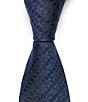 Psycho Bunny All Over Bunny Print Traditional 3 1/4#double; Silk Tie, Color:Blue - Image 1