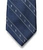 Psycho Bunny Allover Bunny Stripe Traditional 3 1/4#double; Silk Ties - Image 2