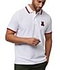Color:White - Image 1 - Apple Valley Pique Short Sleeve Polo Shirt