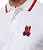 Color:White - Image 3 - Apple Valley Pique Short Sleeve Polo Shirt
