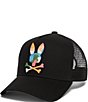 Psycho Bunny Ara Multi Color Logo Trucker Hat - Image 1