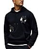 Psycho Bunny Auguste Hoodie, Color:Black - Image 2
