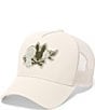 Psycho Bunny Auguste Trucker Hat, Color:White Cap - Image 1